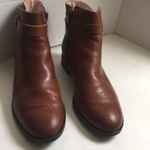 Clark’s Women’s Sz 8M Brown Leather 5” Ankle Boots
